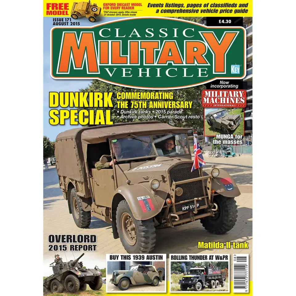 Classic Military Vehicle augusti 2015 tidning lösnummer