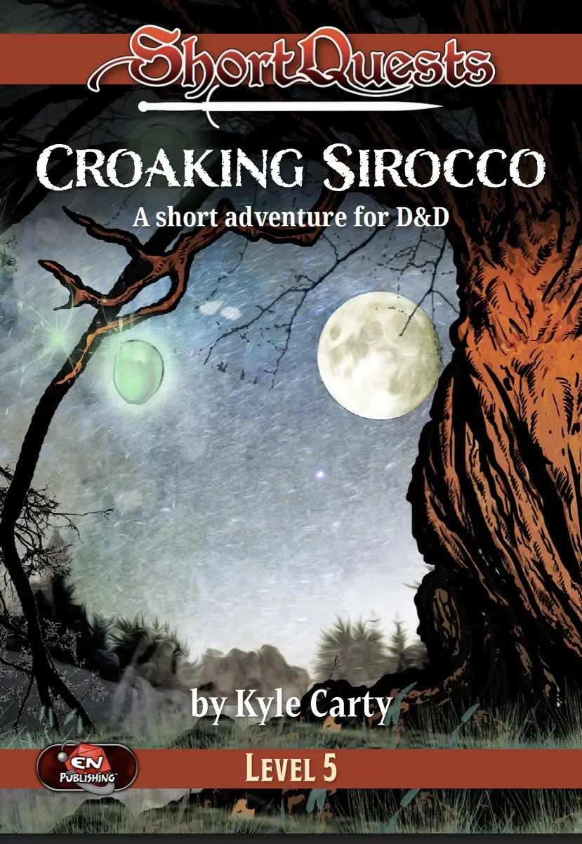 EN Publishing ShortQuests Croaking Sirocco äventyr PDF nivå 5
