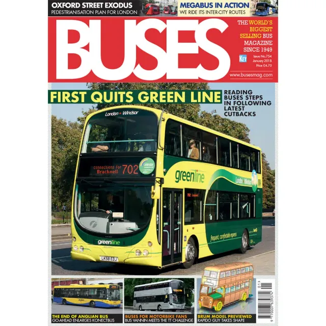 Buses January 2018 tidning buss-nummer