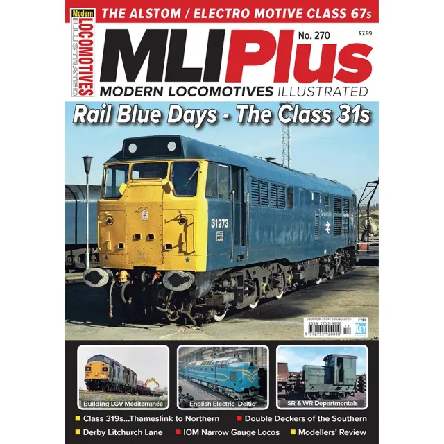 MLI Plus december 2024 tidning Nr 270 järnväg