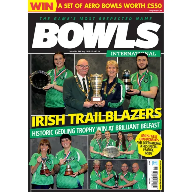Bowls International May 2026 tidning lösnummer bowls