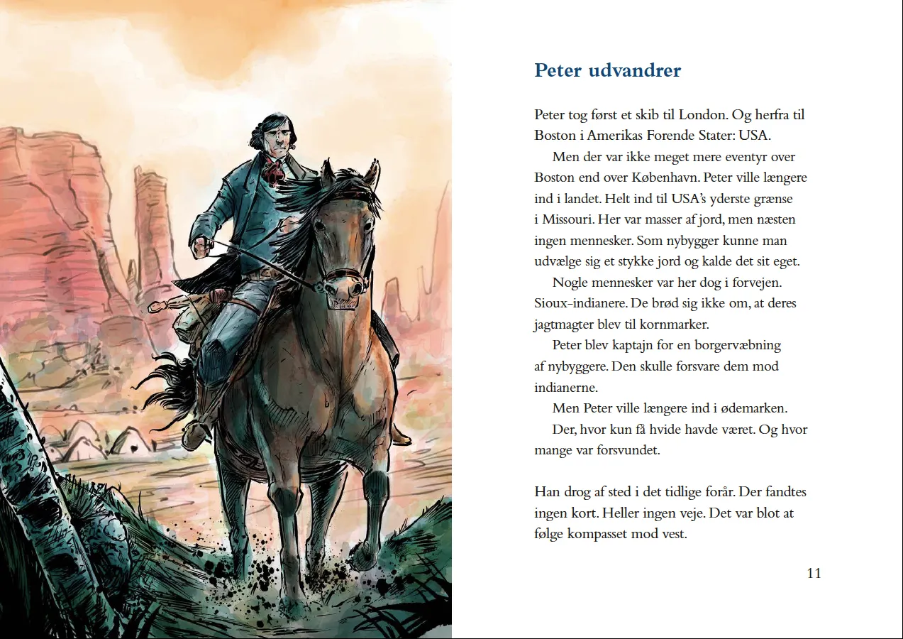 ABC Forlag Indianerland Peter Lassen bok nybyggarhistoria