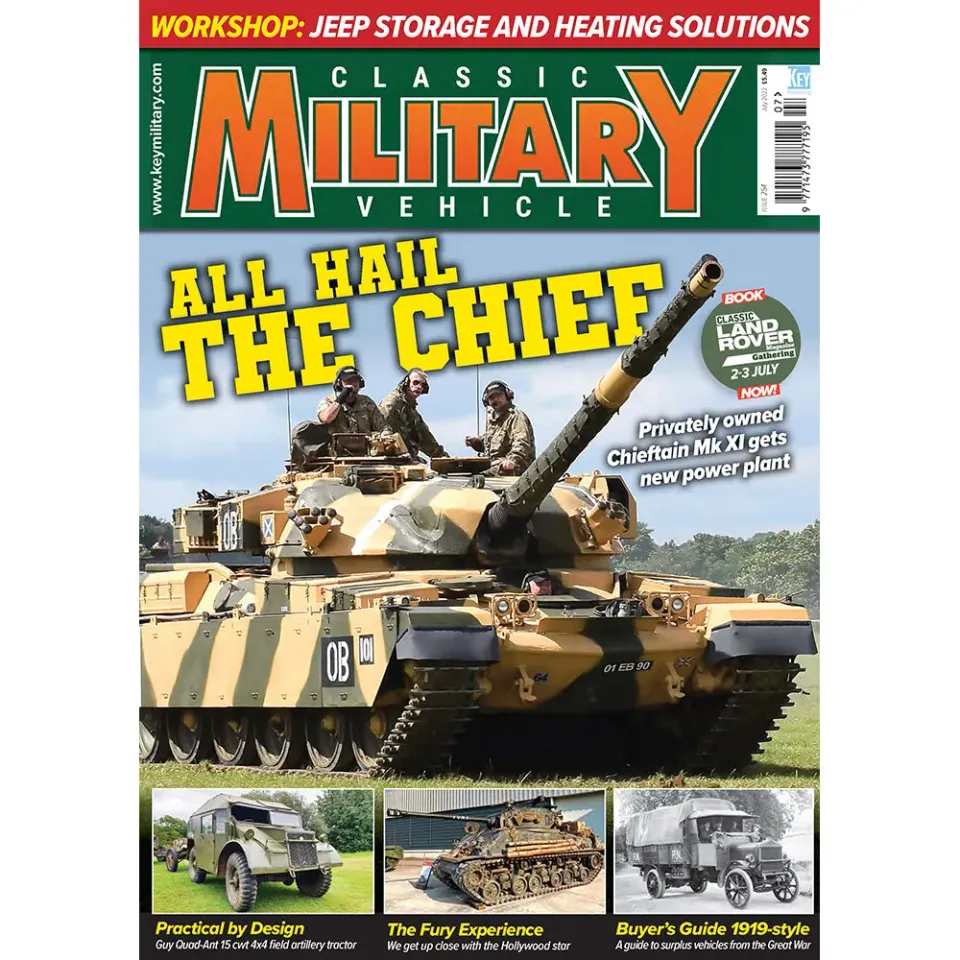 Classic Military Vehicle juli 2022 tidning lösnummer Chieftain