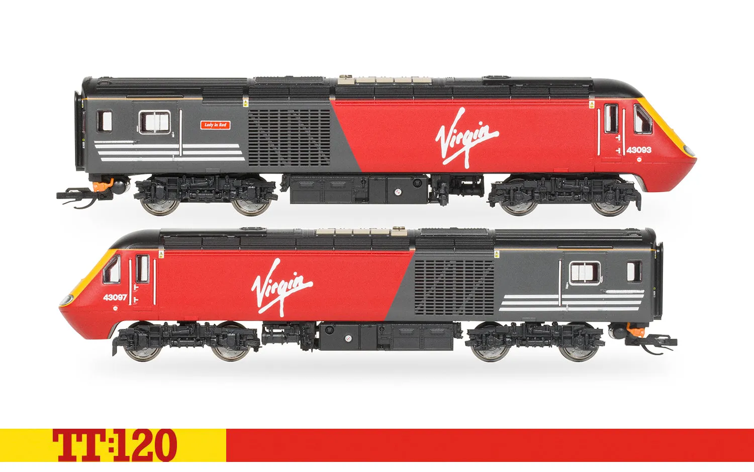 Hornby TT:120 Virgin Class 43 HST 43097+43093 tågsats