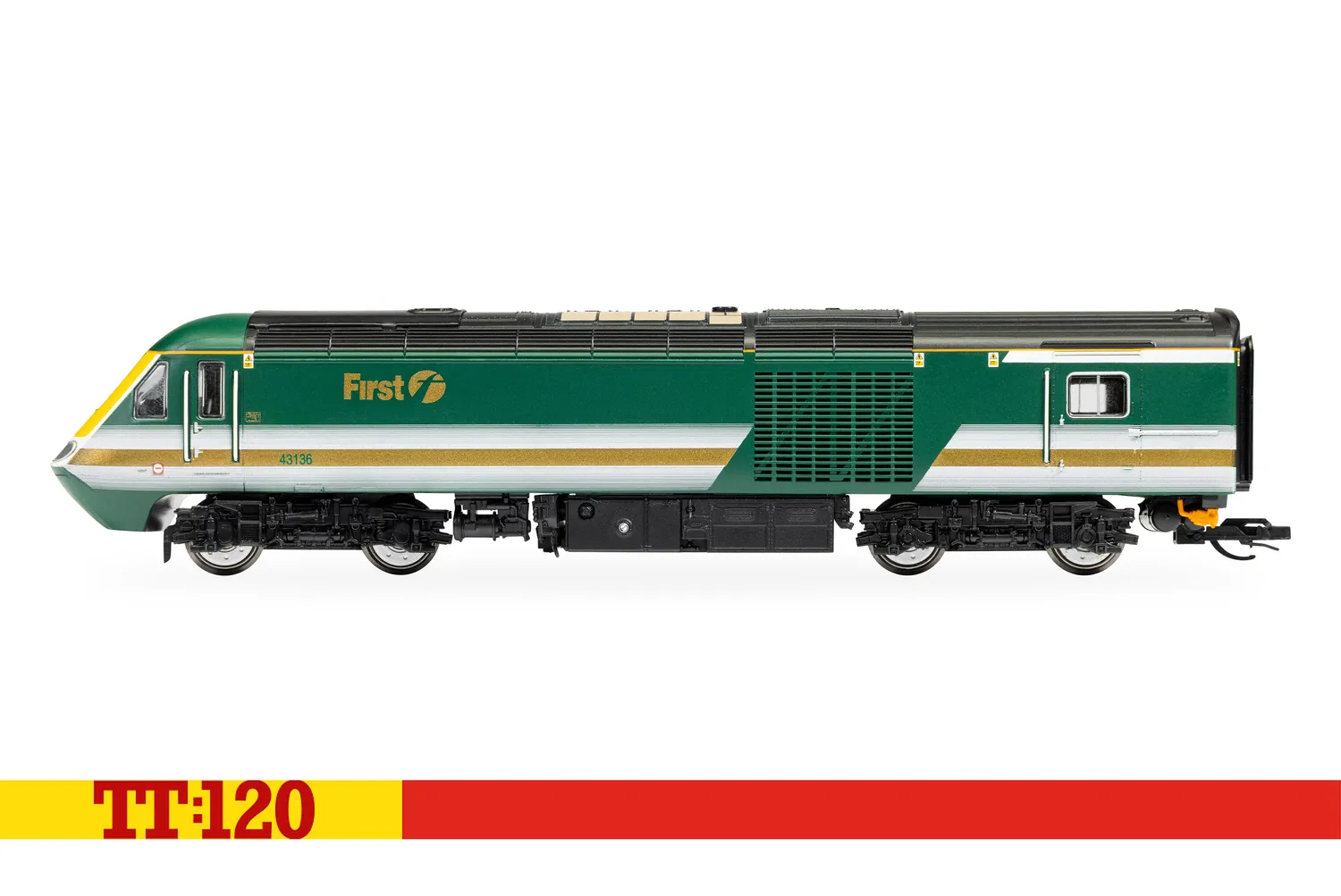 Hornby TT:120 First Great Western Class 43 tågset 2-pack DCC