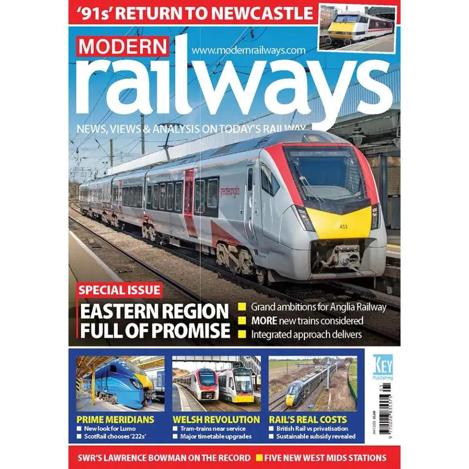 Modern Railways maj 2026 tidning järnväg