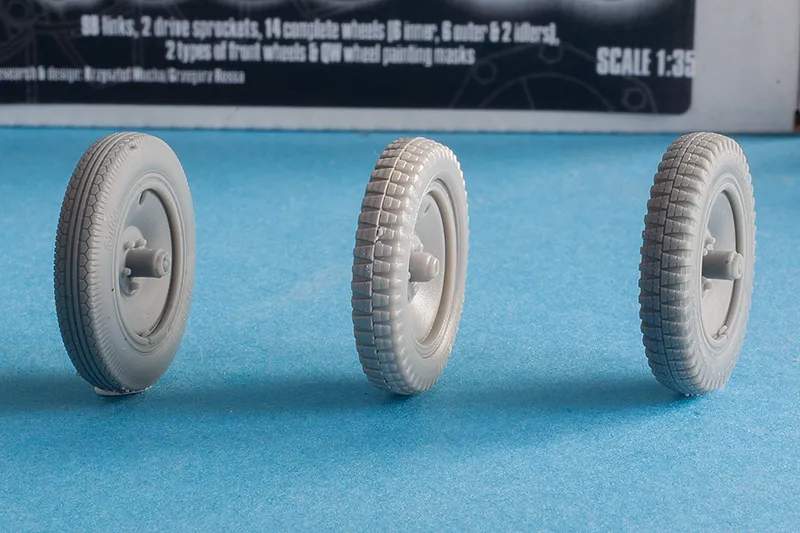 ROSSAGRAPH QuickWheel QWX-020 Sd.Kfz.10 framhjul 1:35