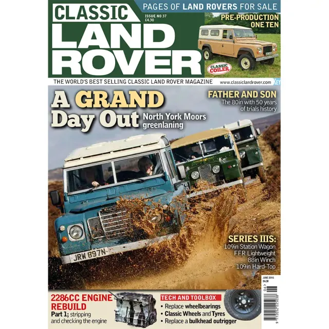 Classic Land Rover juni 2016 tidning lösnummer Series III