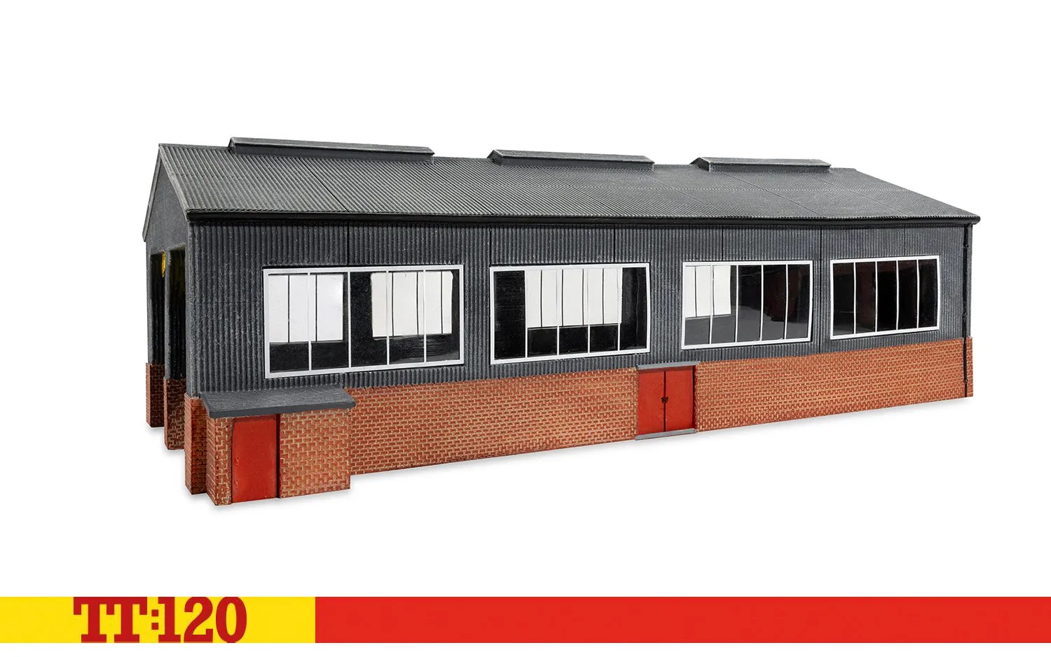 Hornby TT:120 Diesel Maintenance Depot modellbyggnad