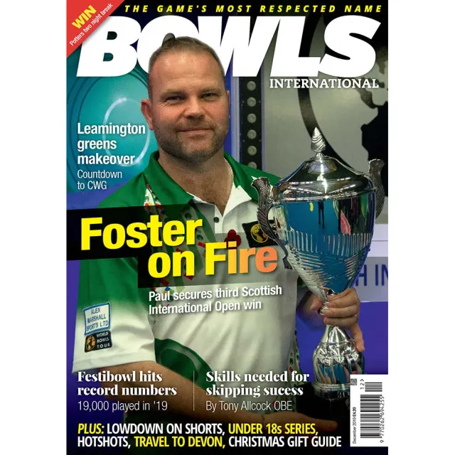 Bowls International december 2019 tidning bowlsport lösnummer