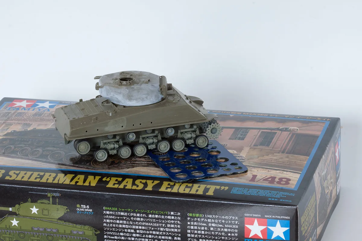 Rossagraph QuickWheel QW-48019 målarmask M4A3E8 Sherman 1/48
