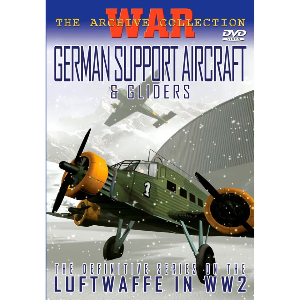 German Support Aircraft DVD-film tyska transportplan