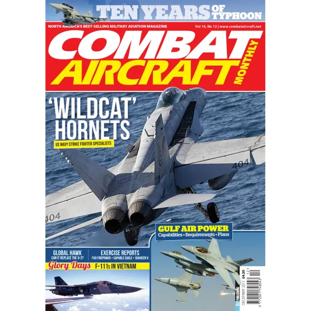 Combat Aircraft Journal December 2013 tidning lösnummer stridsflyg