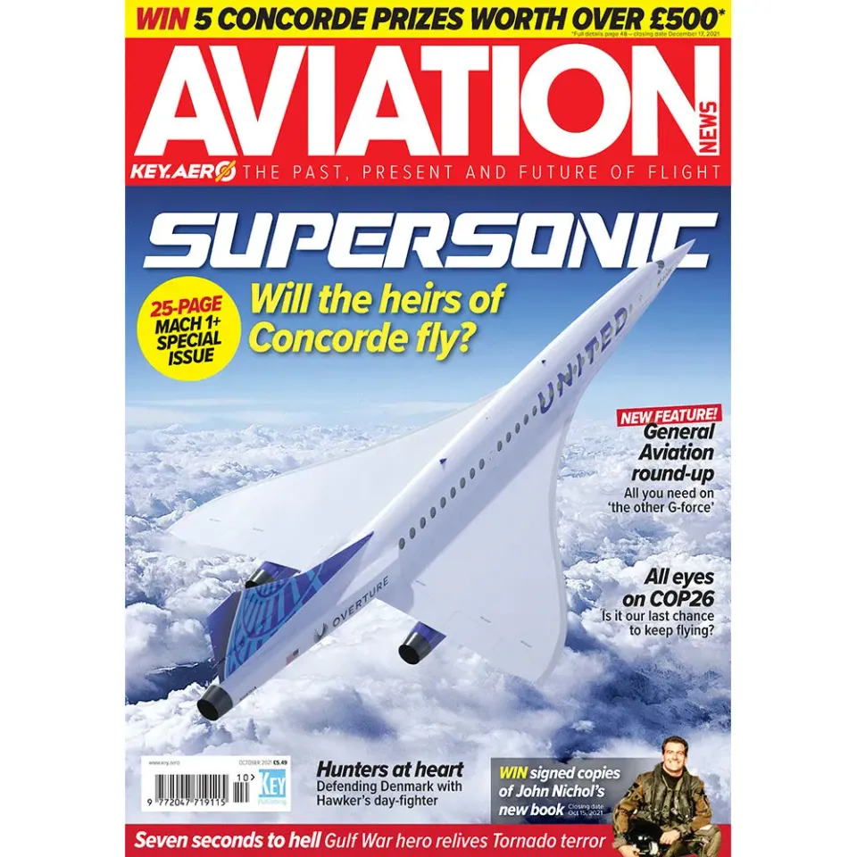 Aviation News oktober 2021 tidning lösnummer Concorde