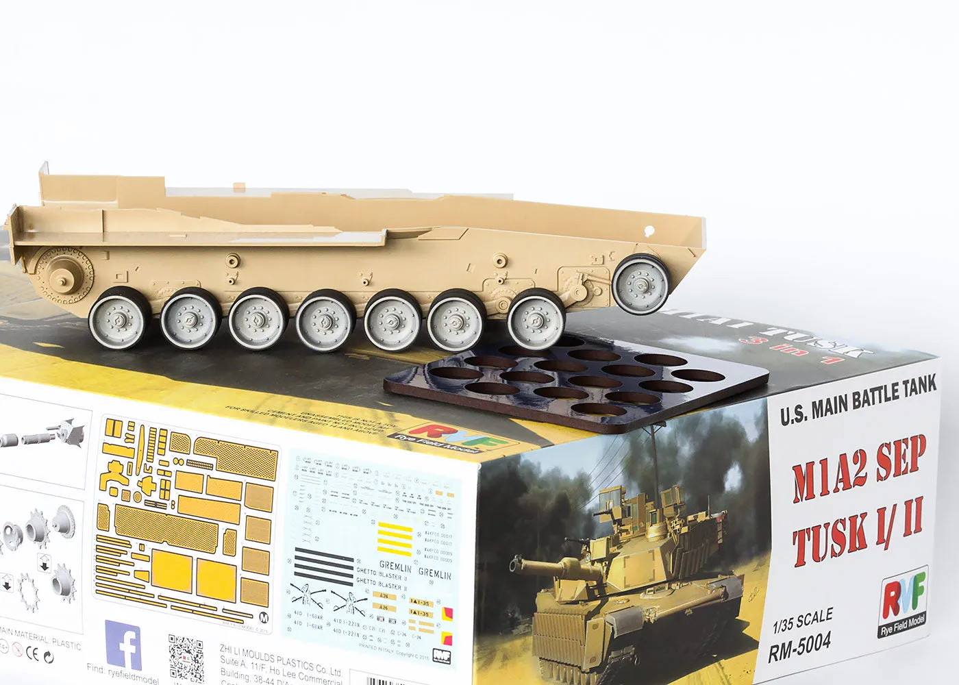 Rossagraph QuickWheel QW-178 maskeringsmask M1 Abrams 1/35