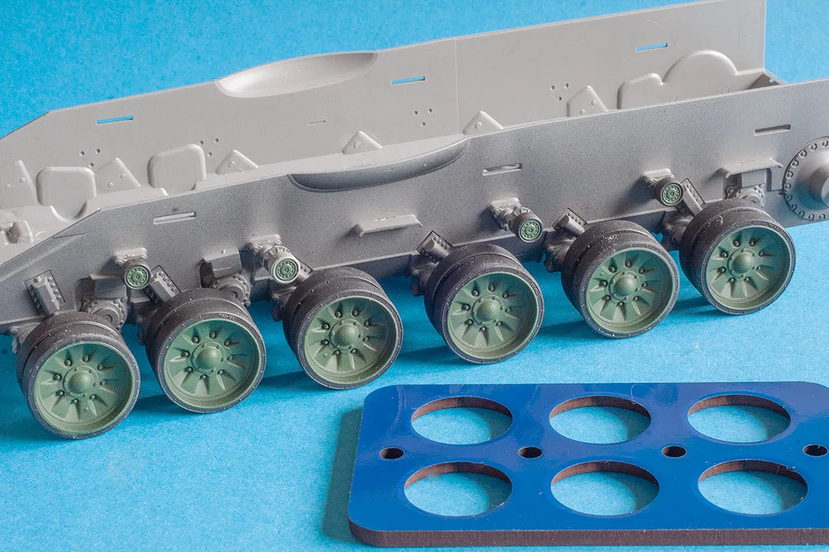 Rossagraph QuickWheel QW-285 målarmask ZTZ99A 1/35