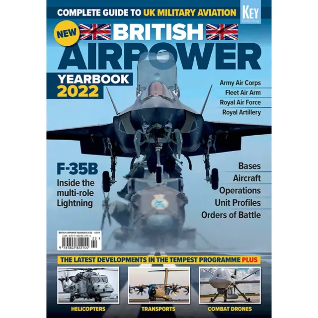 British Airpower 2022 årsbok tidning flygvapen