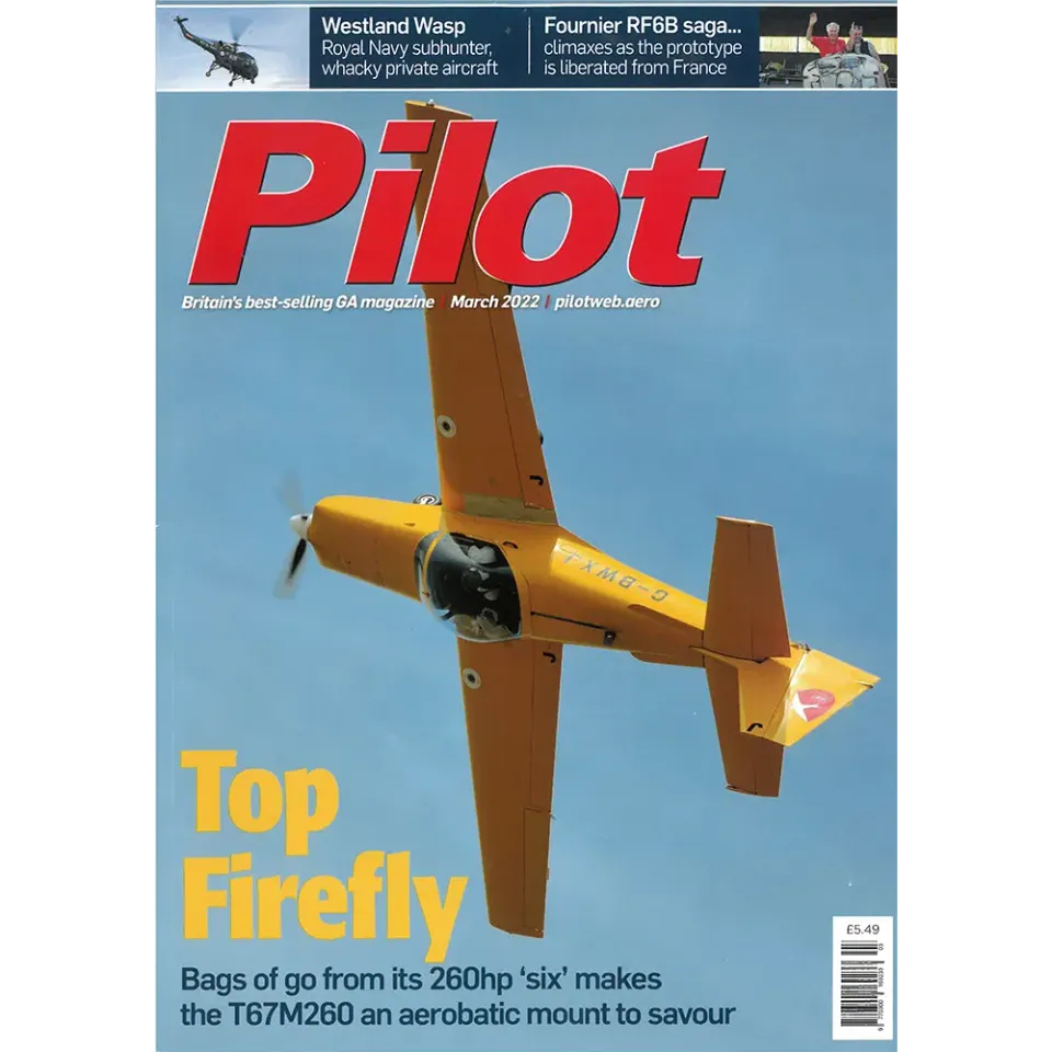 Pilot Magazine mars 2022 tidning lösnummer flyg