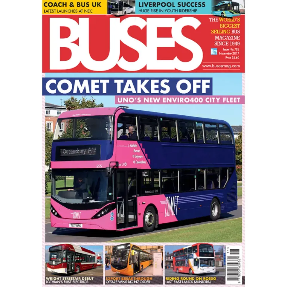Buses Magazine november 2017 tidning lösnummer