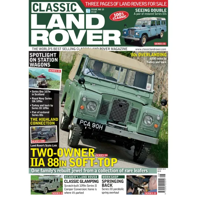 Classic Land Rover augusti 2014 tidning lösnummer station wagon