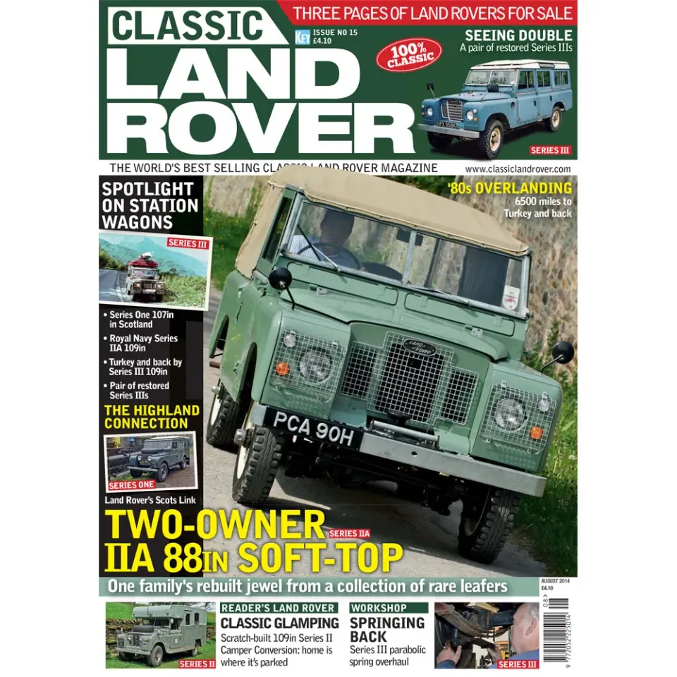 Classic Land Rover augusti 2014 tidning lösnummer station wagon