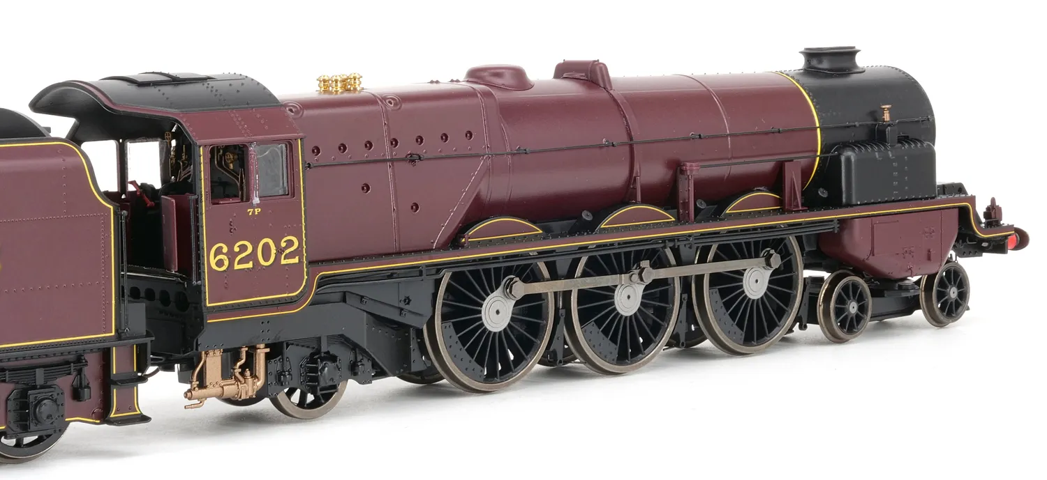 Hornby LMS Turbomotive 6202 lok OO DCC sound