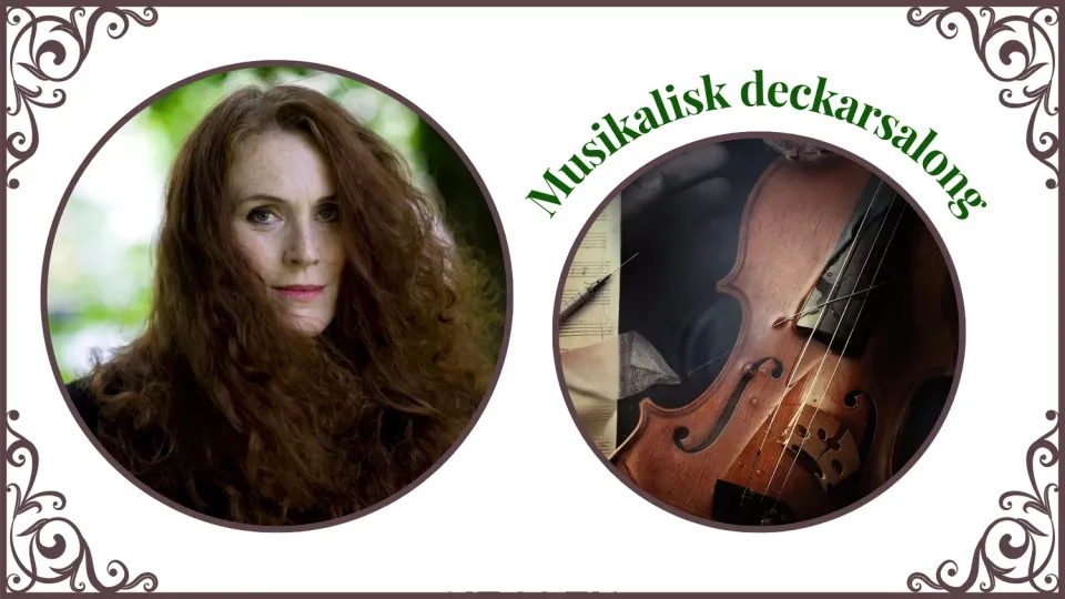 Deckarbokhandeln Musikalisk deckarsalong biljett 23 okt bubbel