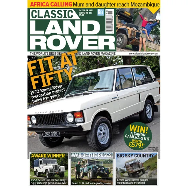 Classic Land Rover oktober 2022 tidning renovering