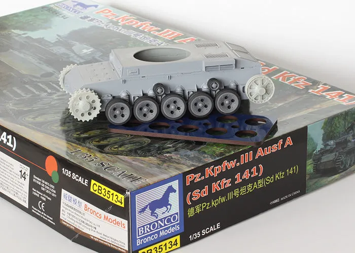 ROSSAGRAPH QuickWheel QW-172 målningsmask Pz.III Bronco 1:35