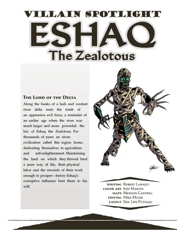 EN Publishing Eshaq the Zealoutous rollspel PDF mumie