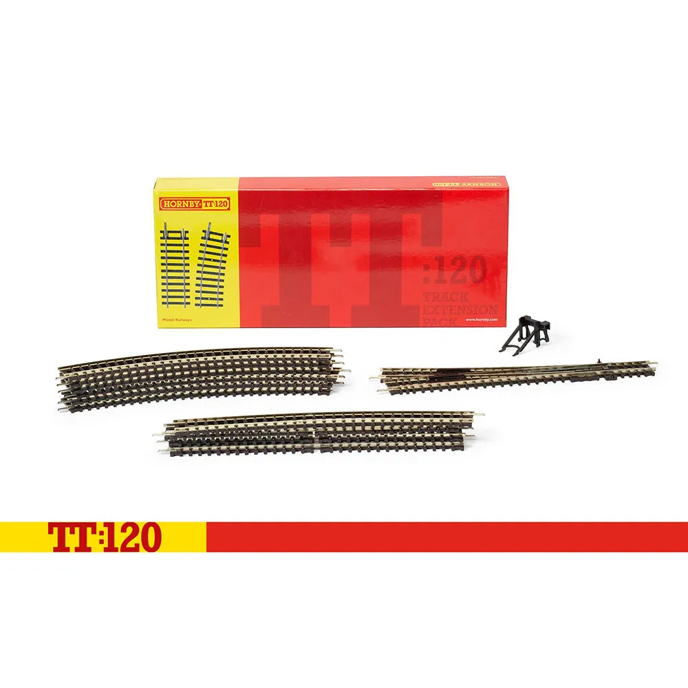 Hornby TT:120 Track Pack 1 spårset 7 delar sidospår