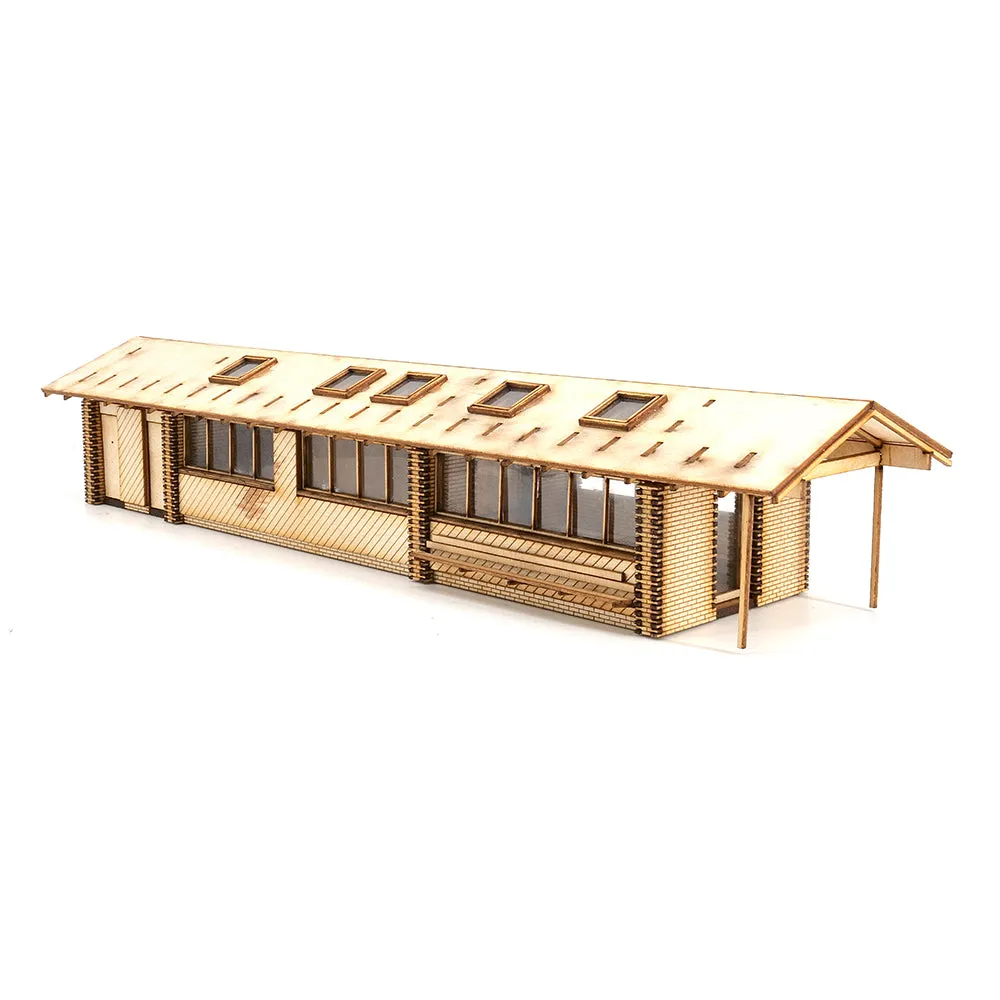PJM Models Thirsk stationshus byggsats OO laserskuren