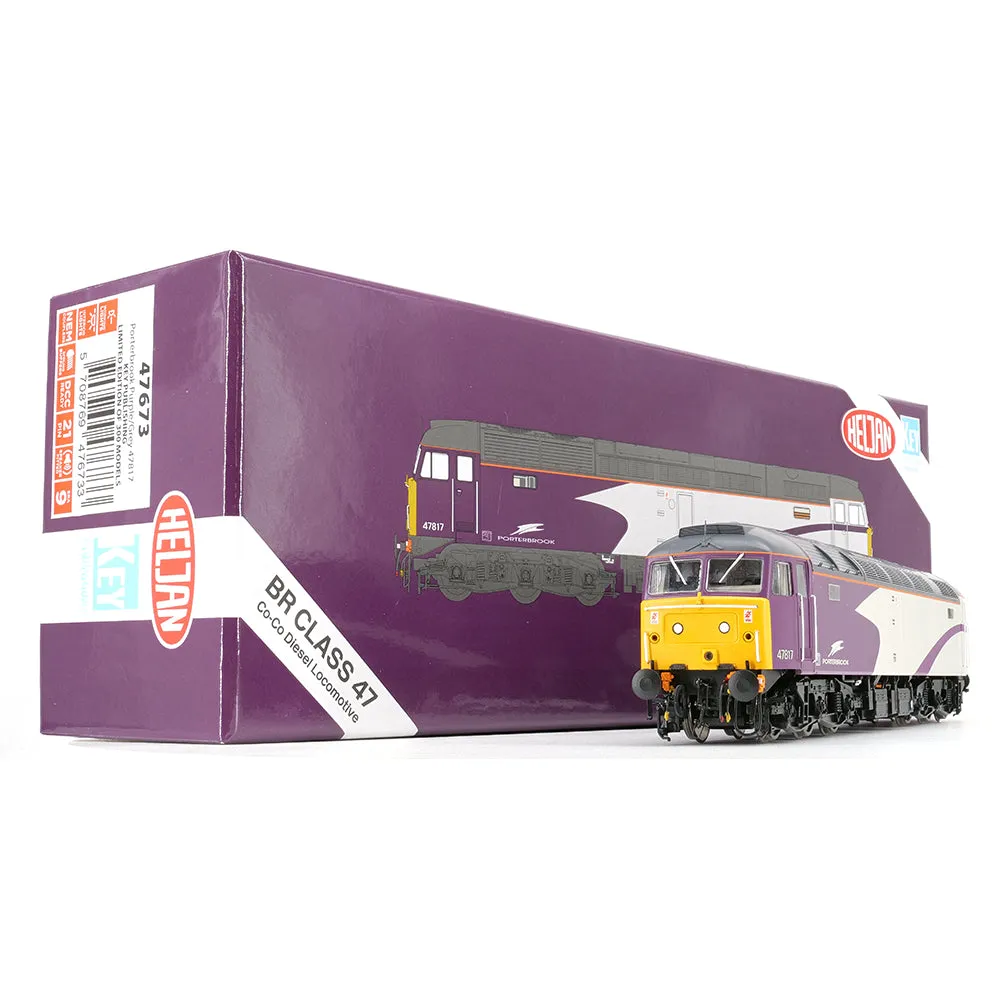 Heljan Class 47 47817 modellok OO Porterbrook DCC