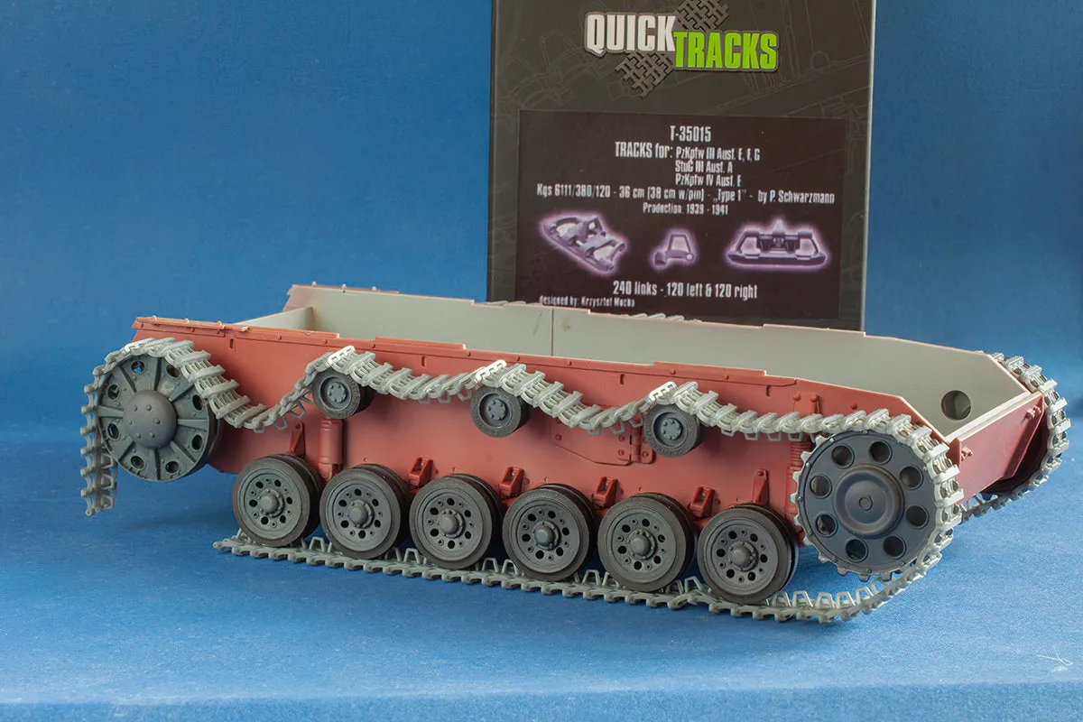 ROSSAGRAPH QuickTracks T-35015 larvband Pz III typ 1