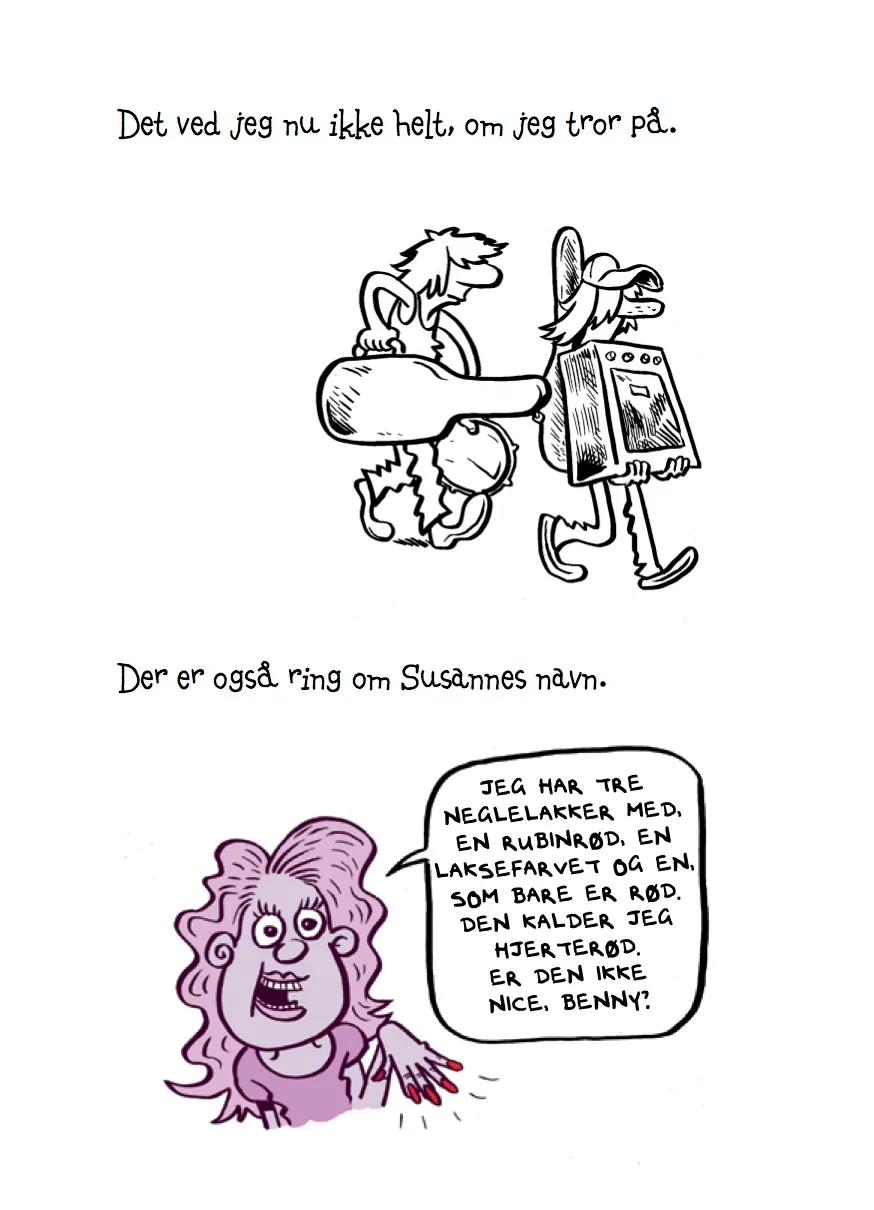 ABC Forlag Benny-Bobs Bøfbanan tryckt bok humor