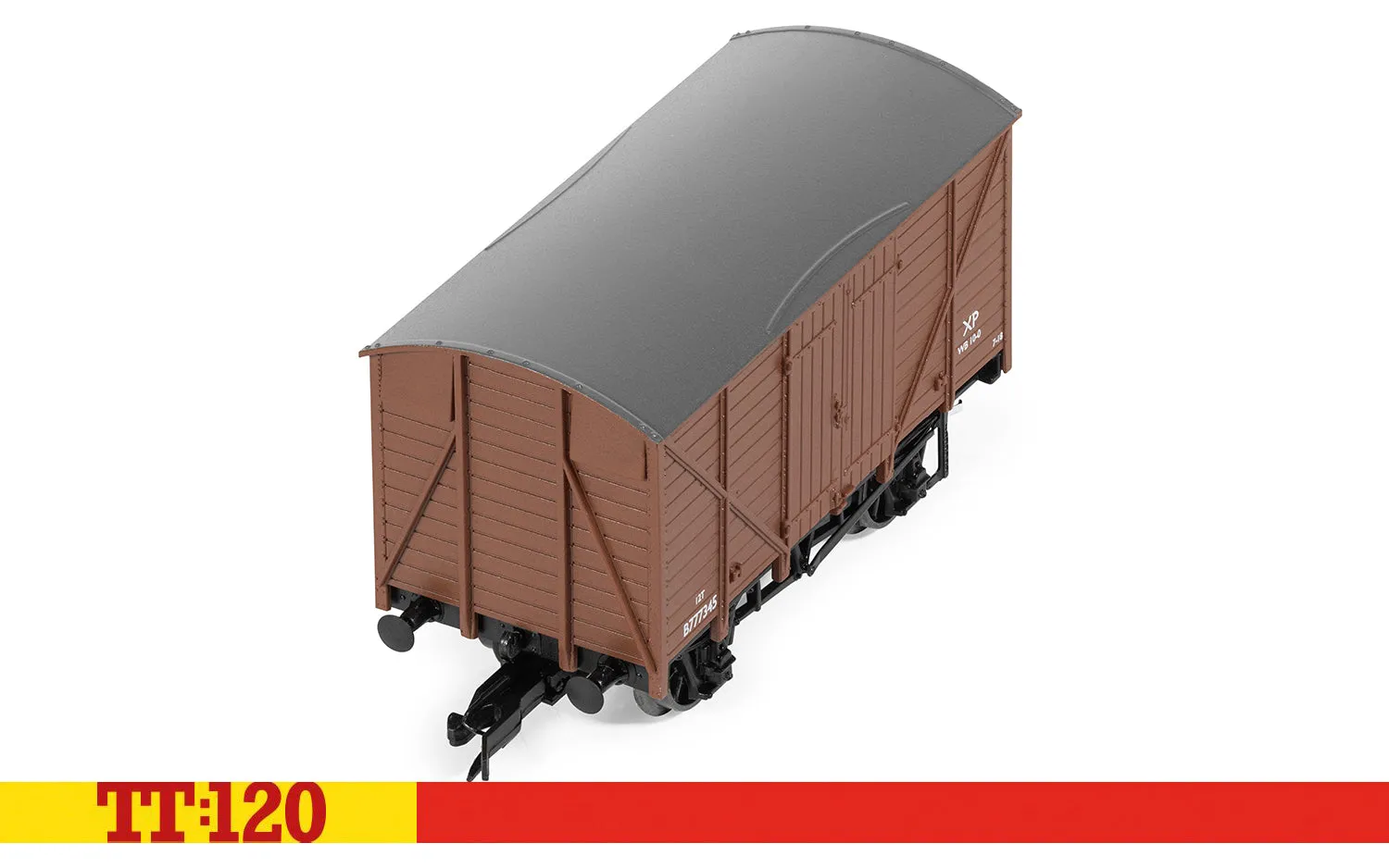 Hornby TT:120 BR Vent Van vagnar 3-pack brun