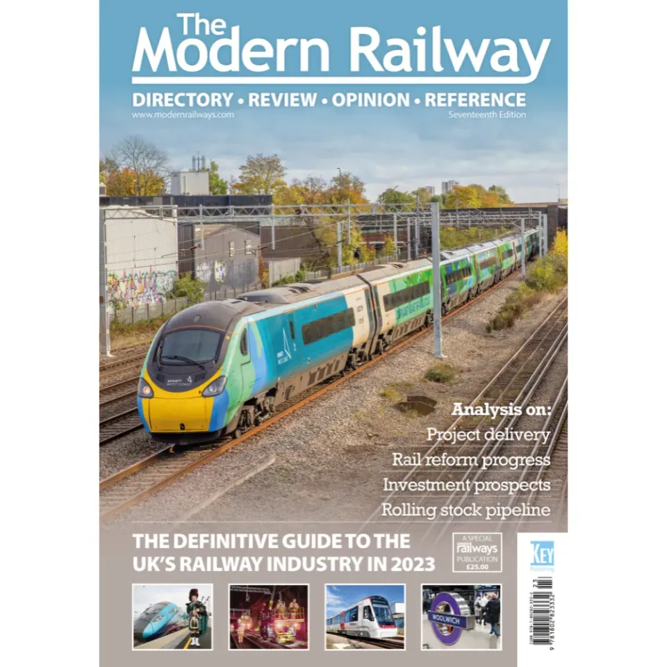 Modern Railway 2023 inbunden bok järnvägskatalog