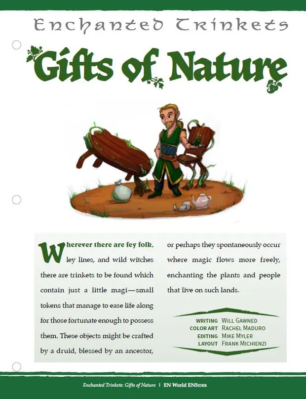 EN Publishing Gifts of Nature magiföremål PDF natur