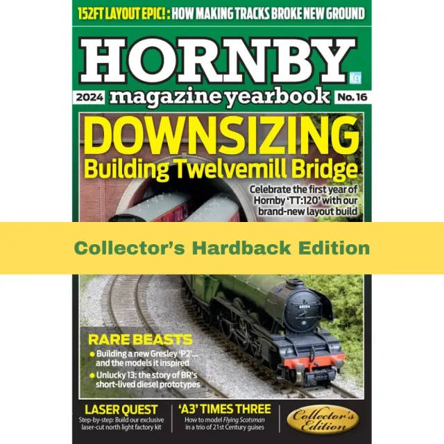 Hornby Magazine Yearbook 16 2024 inbunden bok modelljärnväg