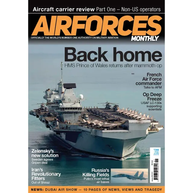 AirForces Monthly januari 2026 tidning militärflyg
