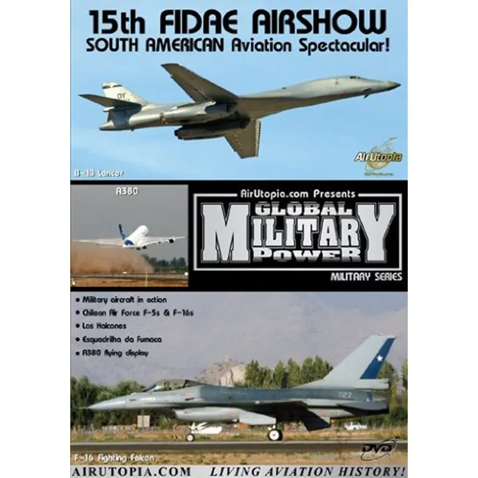 15th Fidae Airshow DVD militärflyg Sydamerika 2008