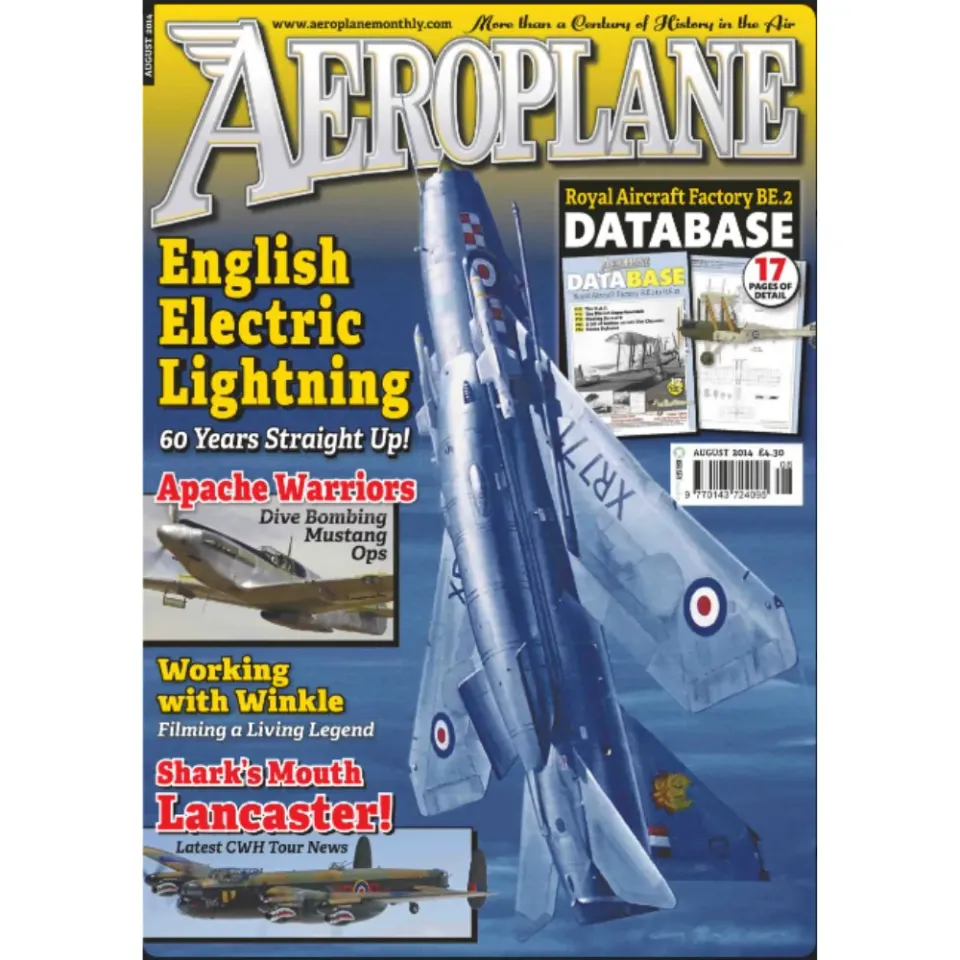 Aeroplane Monthly augusti 2014 tidning historiskt flyg