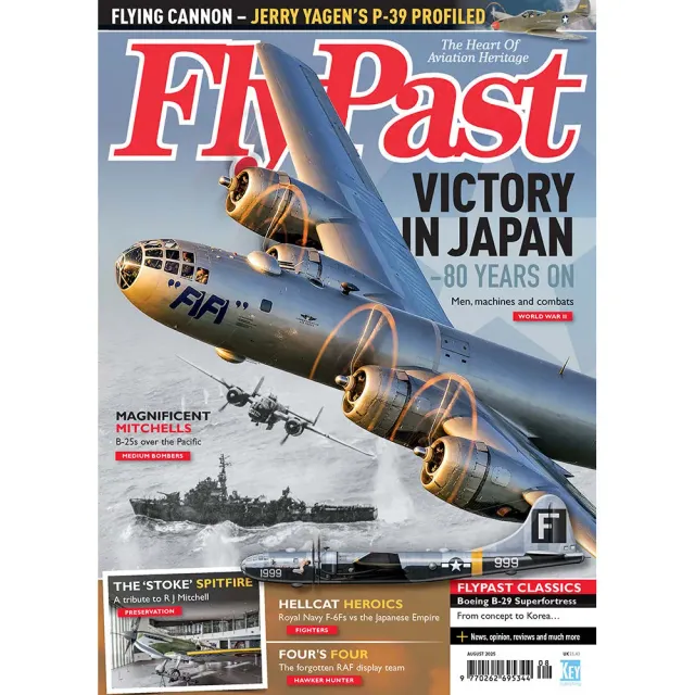 FlyPast augusti 2025 tidning B-29 FiFi