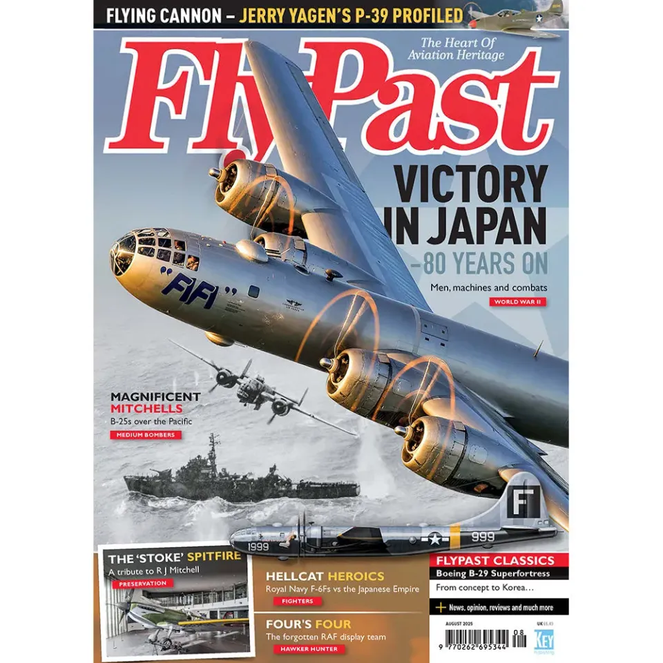 FlyPast augusti 2025 tidning B-29 FiFi