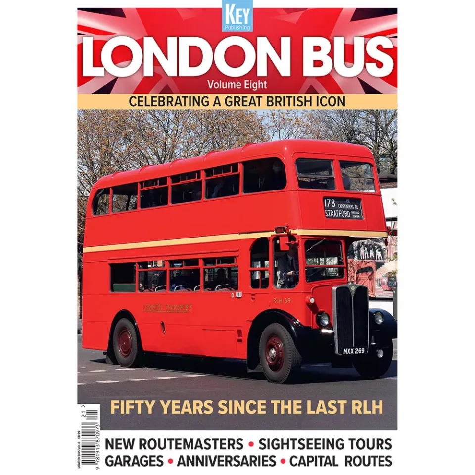London Bus Volume 8 bok röd dubbeldäckare