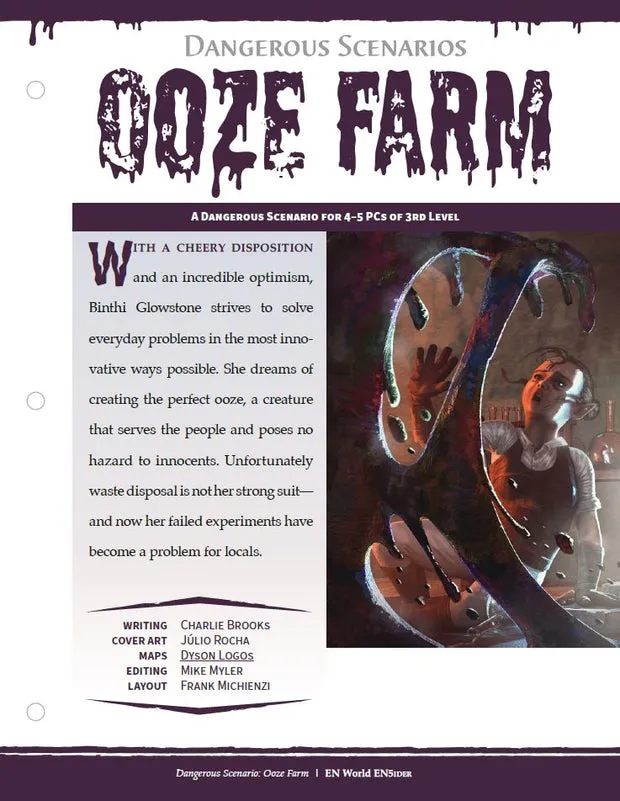 EN Publishing Ooze Farm scenario PDF D&D 5e