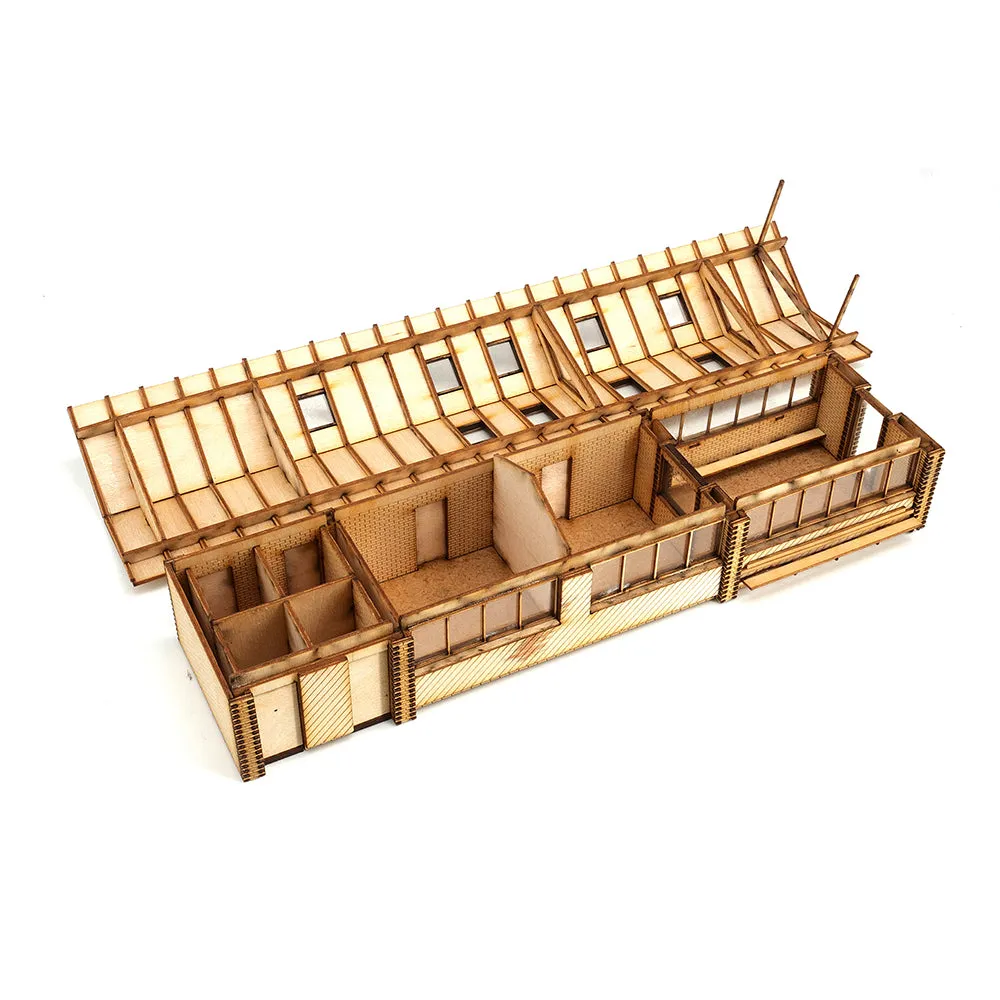 PJM Models Thirsk stationshus byggsats OO laserskuren