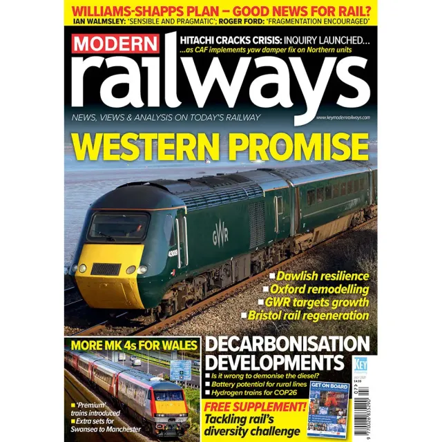 Modern Railways juli 2021 tidning back issue