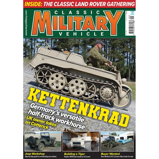 Classic Military Vehicle september 2021 tidning Kettenkrad