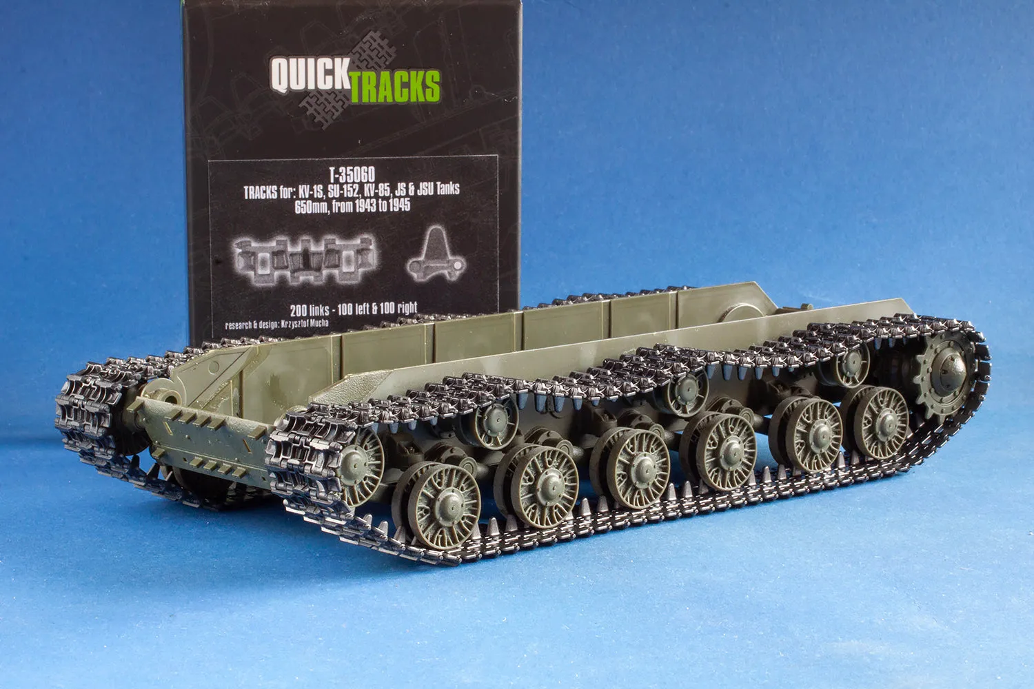 Rossagraph QuickTracks T-35060 band 1/35 KV JS 650 mm